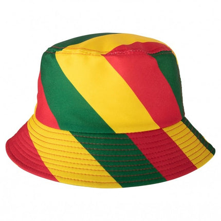 Chapeau de pêcheur Rouge/Jaune/Vert