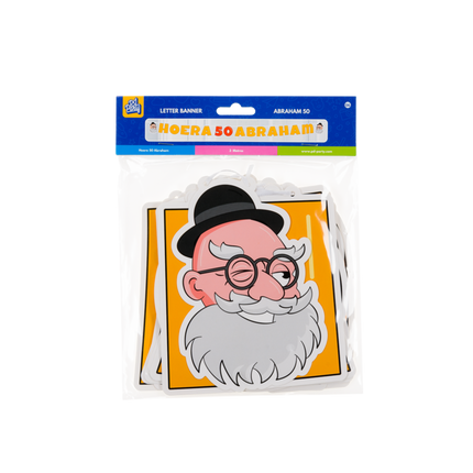 Guirlande de lettres d'Abraham 2.5m