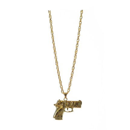 Collier d'armes à feu en or