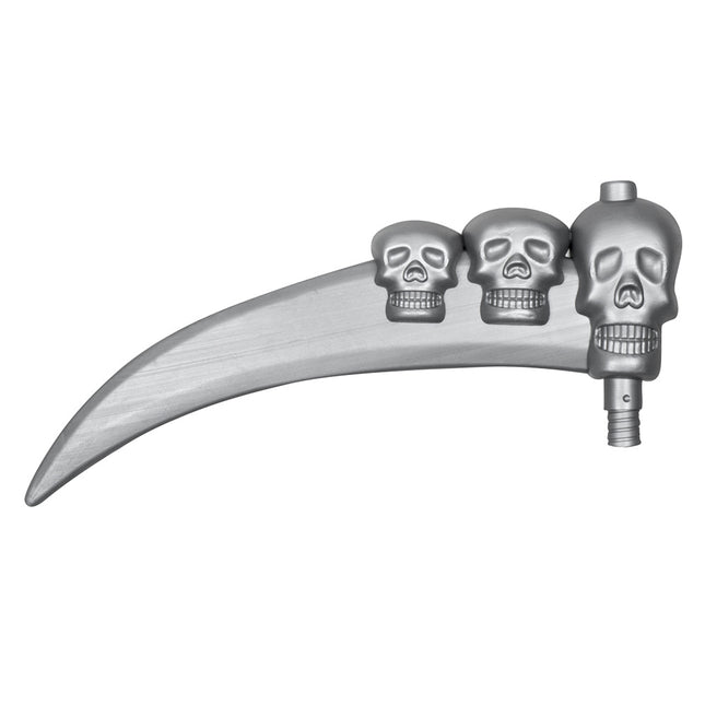 Halloween Scythe Skulls 103cm