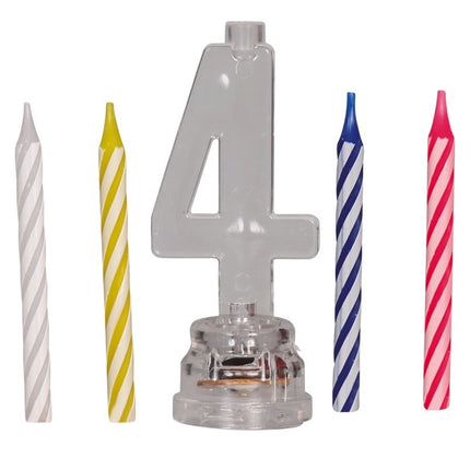 Bougeoir 4 ans Led 13cm