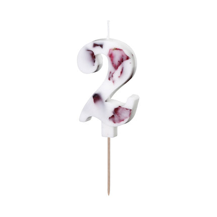 Pétales de bougie de 2 ans 8cm