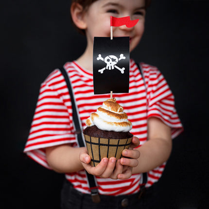 Set de cupcakes Pirate 6pcs