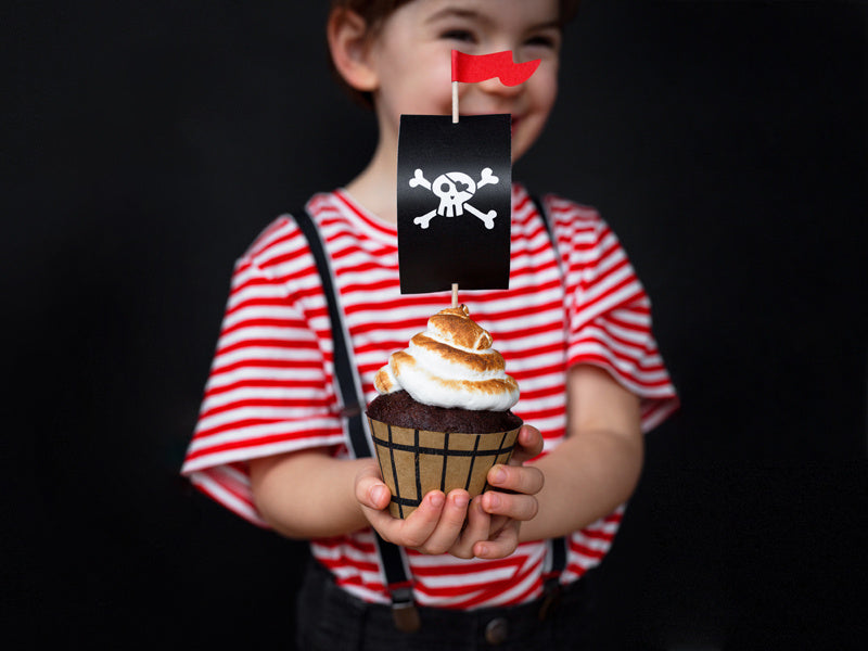 Set de cupcakes Pirate 6pcs