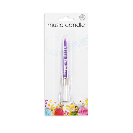 Bougie avec musique 7.8cm