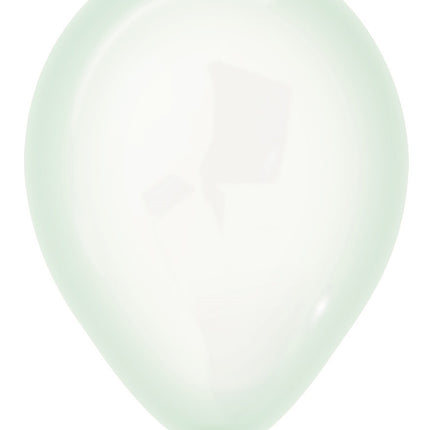 Ballons Cristal Vert Pastel 331 30cm 50pcs