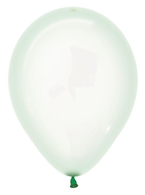 Ballons Cristal Vert Pastel 331 30cm 50pcs