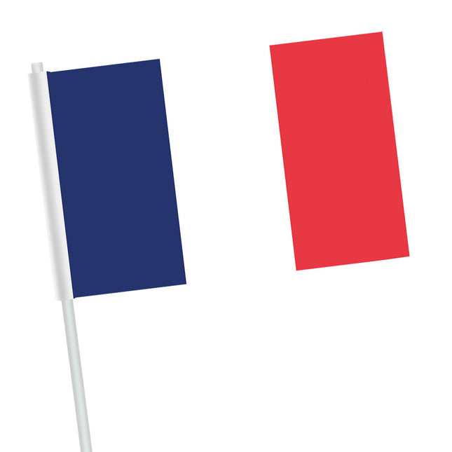 France Drapeau à vagues 16cm