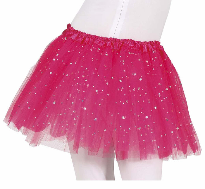 Tutu Fuchsia Étoiles 30cm