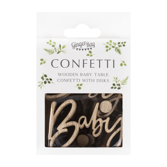 Confetti Baby Wood 18pcs