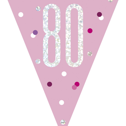 Guirlandes 80 Years Pink 2.74m