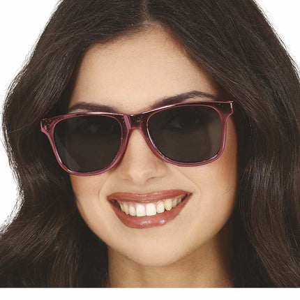 Lunettes en or et en rose
