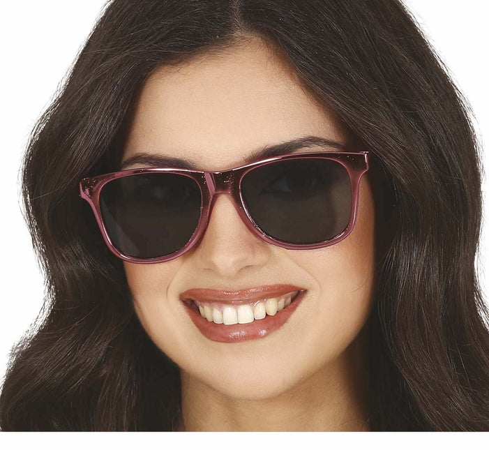 Lunettes en or et en rose