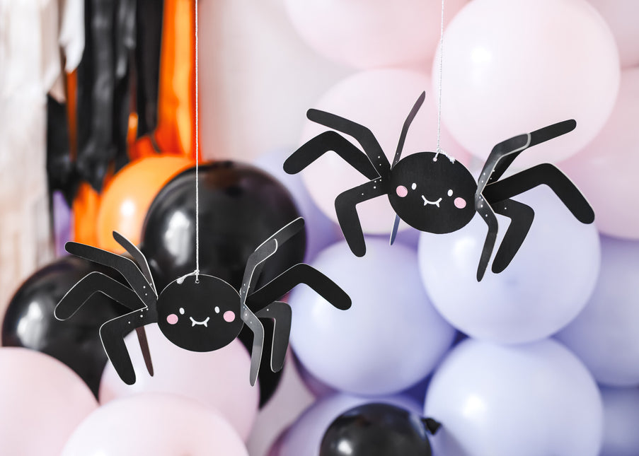 Décoration suspendue d'Halloween Araignées 5pcs