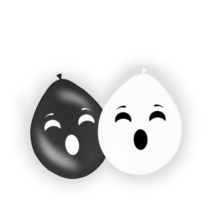 Ballons d'Halloween Fantôme 30cm 8pcs