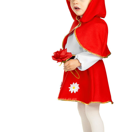 Costume de bébé chaperon rouge