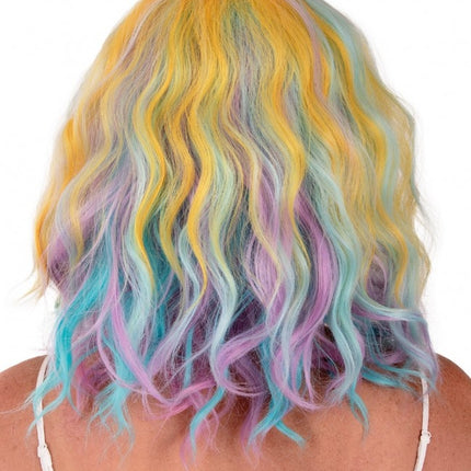 Perruque Alicia Half Long With Wave Pastel Colours