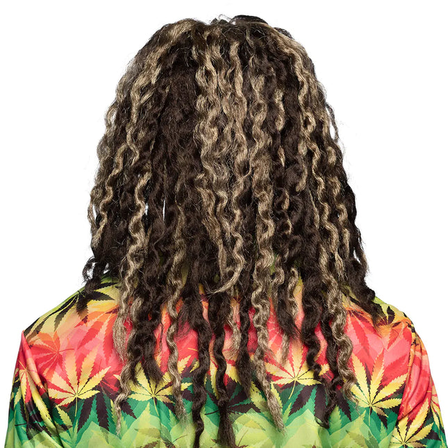 Rasta à perruque brune