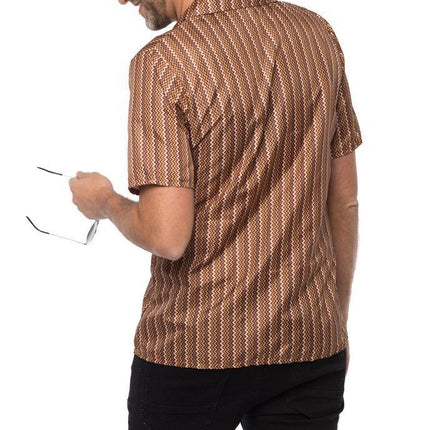 Tshirt 70s Marron