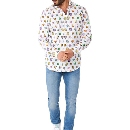 Chemise Pixel Pokémon Hommes <tc>OppoSuits</tc>
