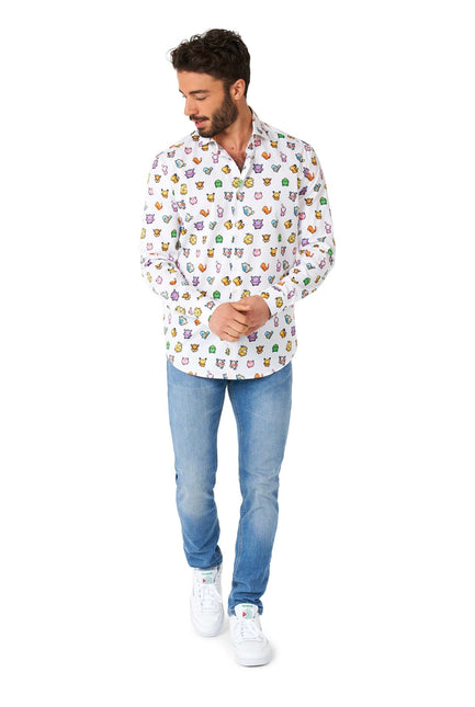 Chemise Pixel Pokémon Hommes <tc>OppoSuits</tc>