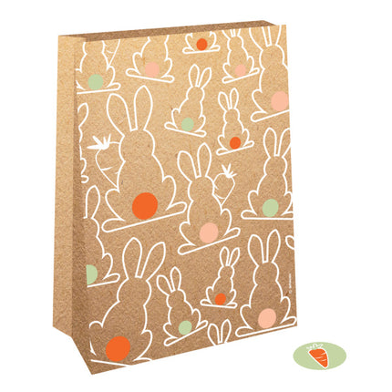 Sacs à partager Pâques 21cm 4pcs