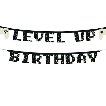 Bannière de jeu Level Up Birthday 2.5m