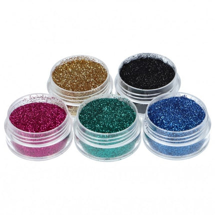 Set de tatouage pailleté coloré Festival 5pcs