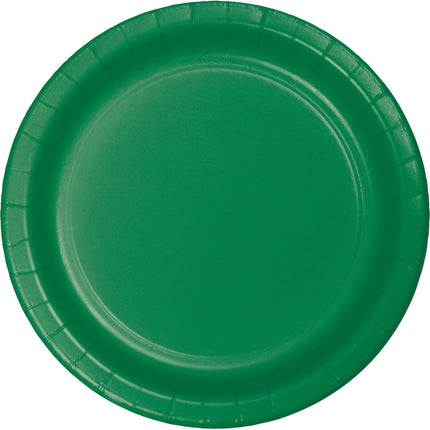 Assiettes vertes 23cm 24pcs