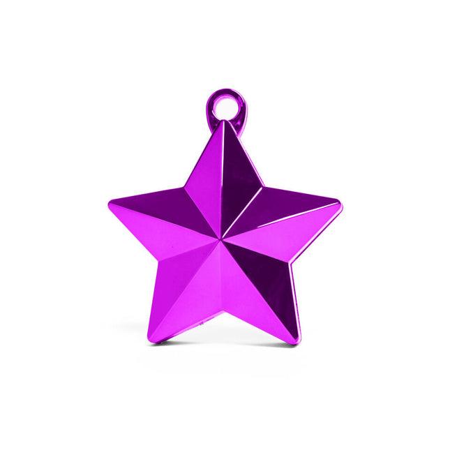 Poids pour ballons Étoile violet 150gr