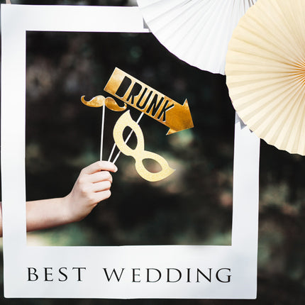 Cadre de photomaton pour le mariage