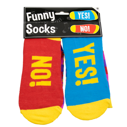 Chaussettes rigolotes Oui ! Non ! 1 paire
