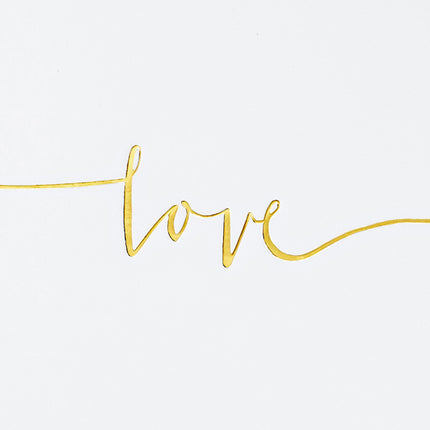 Livre d'or blanc Love 24cm