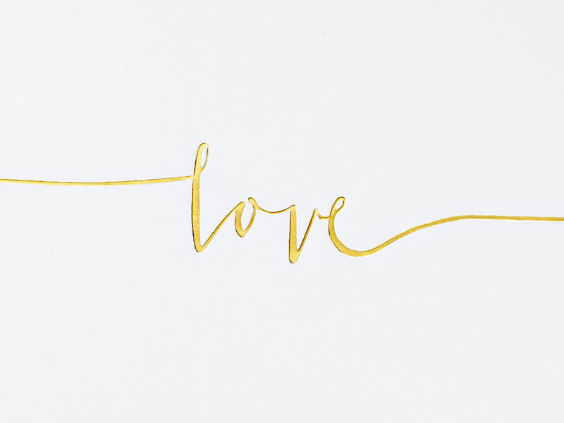 Livre d'or blanc Love 24cm