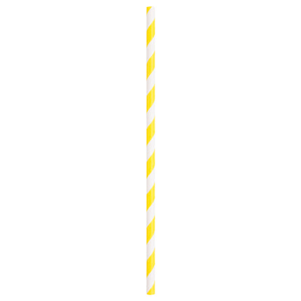 Pailles colorées en papier 40pcs