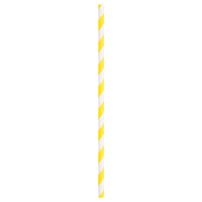 Pailles colorées en papier 40pcs