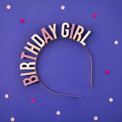 Bandeau d'anniversaire pour fille