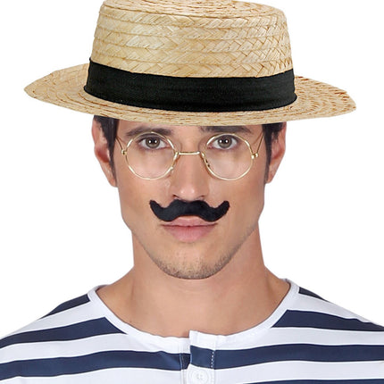 Chapeau avec bandeau noir