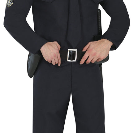 Costume de policier pour homme noir