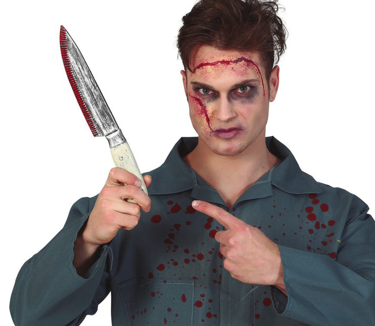 Couteau de cuisine Halloween Bloody 33cm