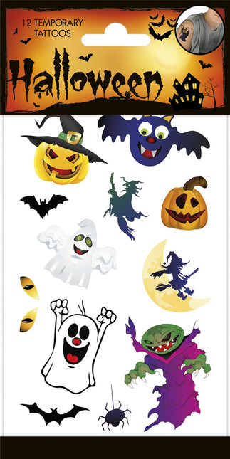 Faux tatouages d'Halloween
