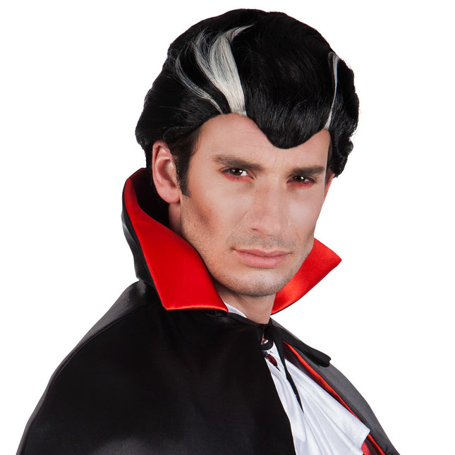 Perruque d'Halloween noire