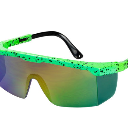 Lunettes vertes néon 80's
