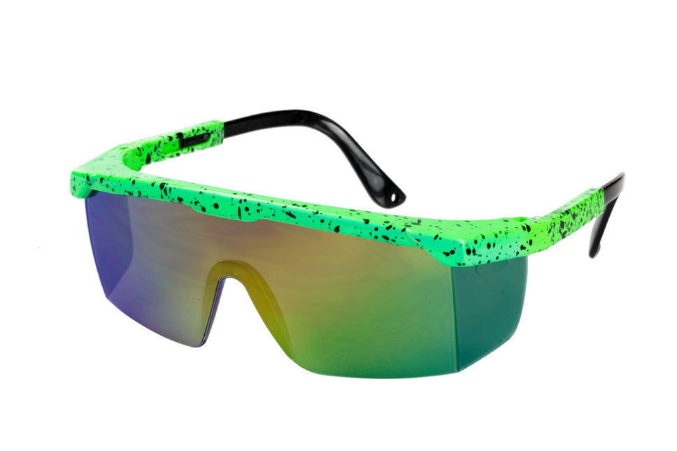 Lunettes vertes néon 80's