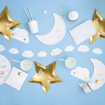 Assiettes Little Star Or 27cm 6pcs