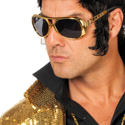 Lunettes d'or Elvis
