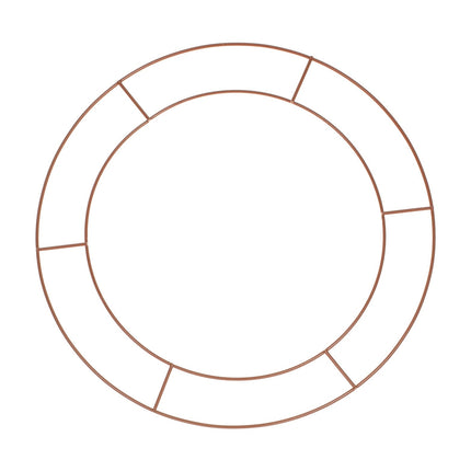 Cadre en or rose métal rond 40cm