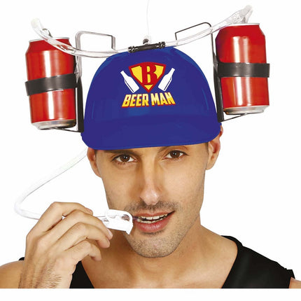 Casque bleu Roi de la bière