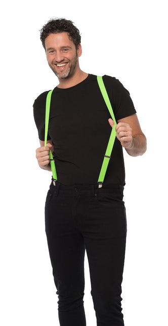 Bretelles vertes fluo