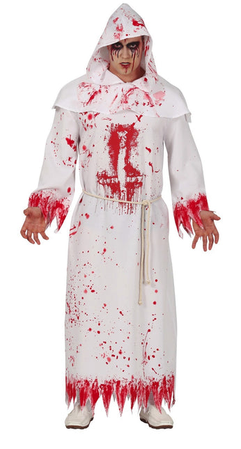 Costume d'Halloween Monk Hommes L sanglant